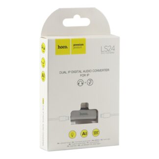 Перехідник Hoco LS24 Dual Lightning Converter