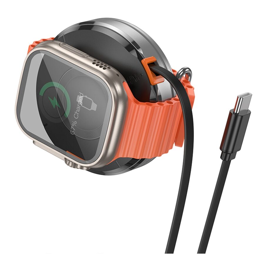 Бездротовий Зарядний Пристрій Hoco CQ18 2-in-1 15W Magnetic (iWatch) — фото 7