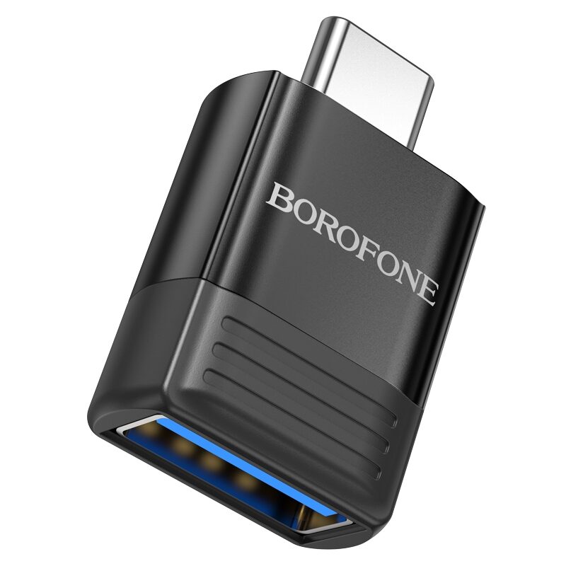 Перехідник Borofone BV18 Type-C male to USB female USB3.0 — фото 2
