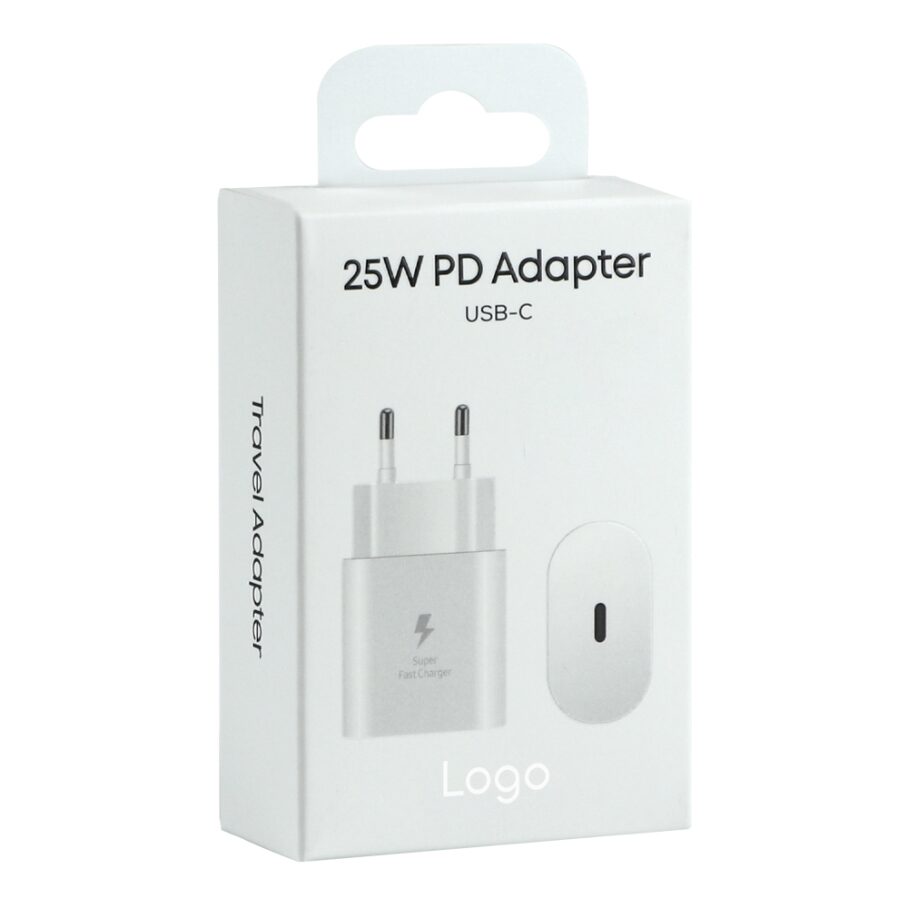 Мережевий Зарядний Пристрій for Samsung 1USB-C QC/PD25W 1:1 — фото 2