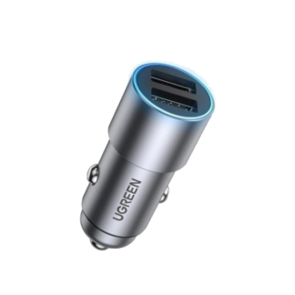 Зарядное устройство автомобильное Ugreen CD130 24W Gray