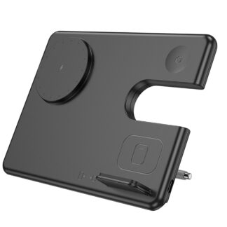 Беспроводной зарядный прибор Hoco CQ1 3-in-1 15W (for iWatch)