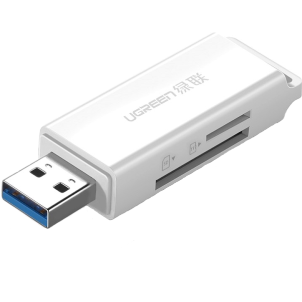 Кардрідер Ugreen CM104 USB 3.0 SD+TF Black