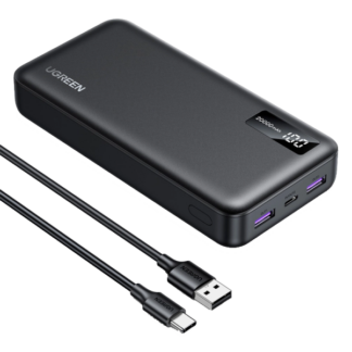 Повербанк Ugreen 20000mAh PB312 20W Серый
