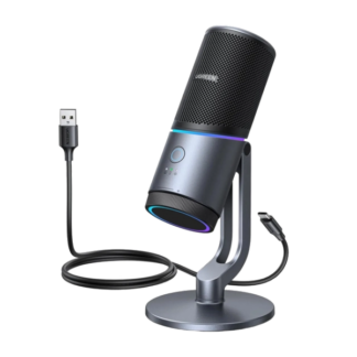 Мікрофон настільний Ugreen CM769 RGB 24bit/96kHz USB-A Dark Gray