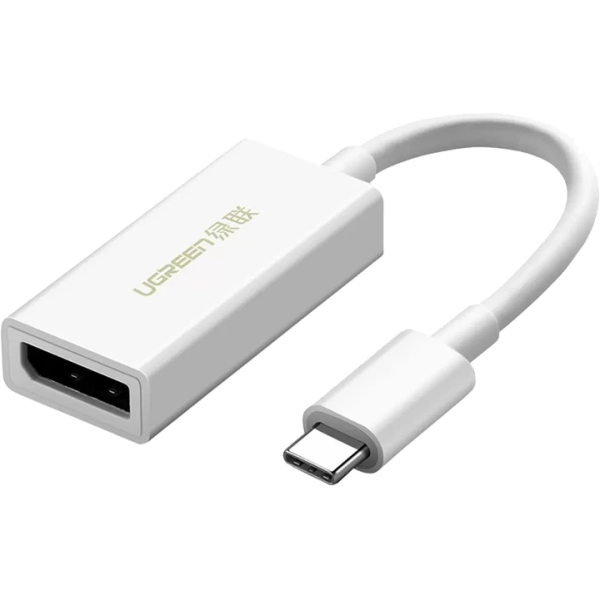 Адаптер USB-C to DisplayPort Ugreen MM130 White