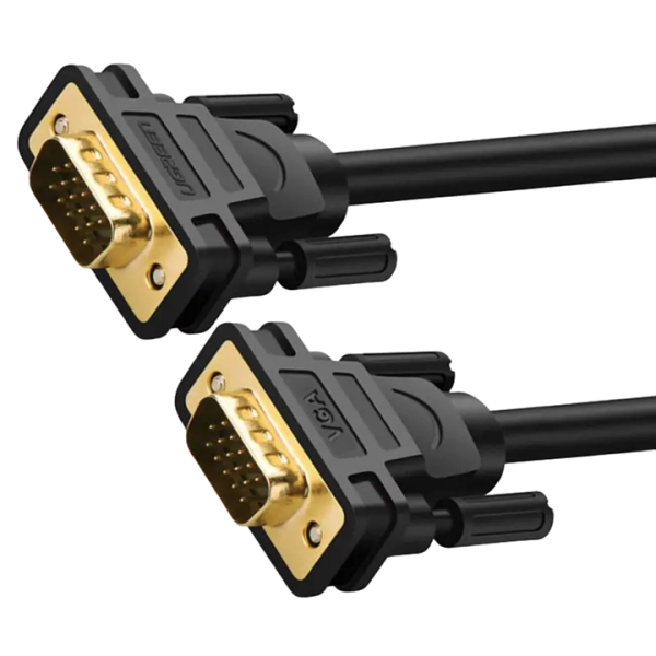 Кабель Ugreen VG101 VGA Male to Male Cable 1m Black