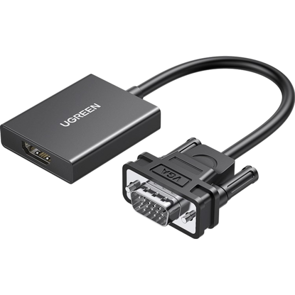 Адаптер VGA to Hdmi Ugreen CM513 Black - Зображення 14
