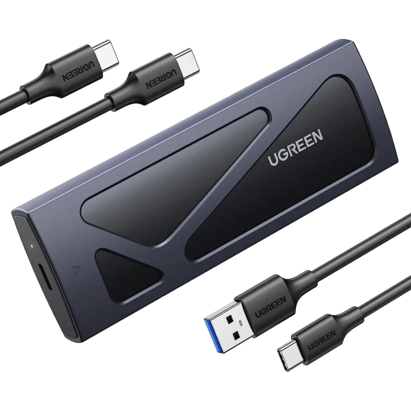 Зовнішній корпус Ugreen M.2 Nvme 10Gbps Black (CM578)