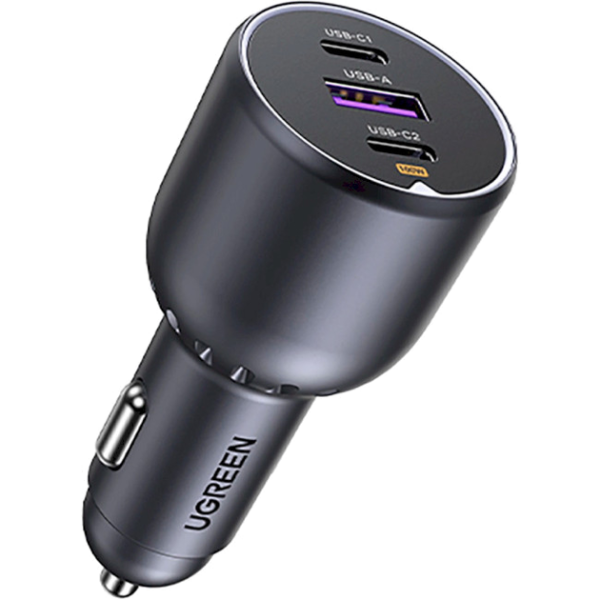 Зарядное устройство Ugreen EC705 130W USB-C + USB-A Gray