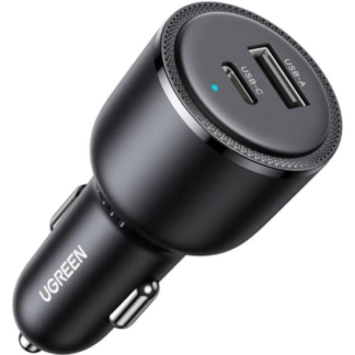 Автомобильное ЗУ Ugreen EC701 63W USB-C + USB-A Gray