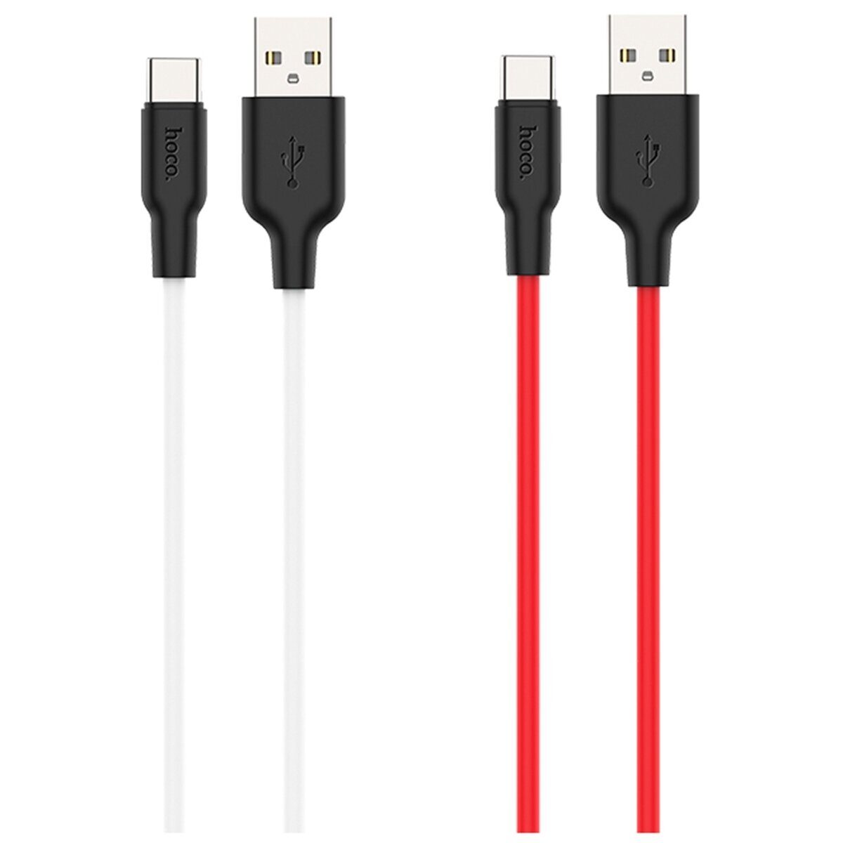 Кабель USB Hoco X21 Plus Silicone Type-C 2m