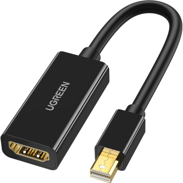 Перехідник Mini DP to Hdmi 1080p Ugreen MD112 Black