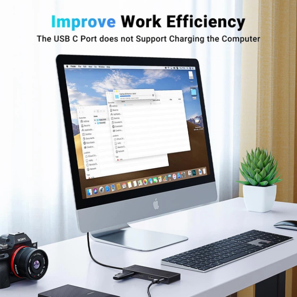 USB-хаб Ugreen CM806 USB-C 2xUSB-A + 2xUSB-C 3.2 Gen2, Black — изображение 17
