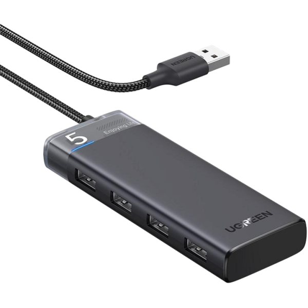 USB-хаб Ugreen CM653 4xUSB 3.2 Gen1 Ports Black — изображение 28