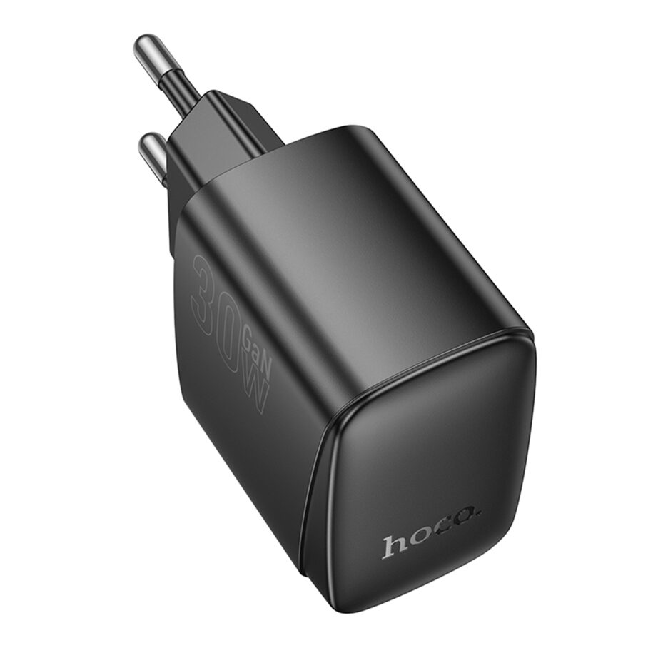 Мережевий Зарядний Пристрій Hoco CS61A 1USB/1USB-C PD/QC 30W GAN — фото 3