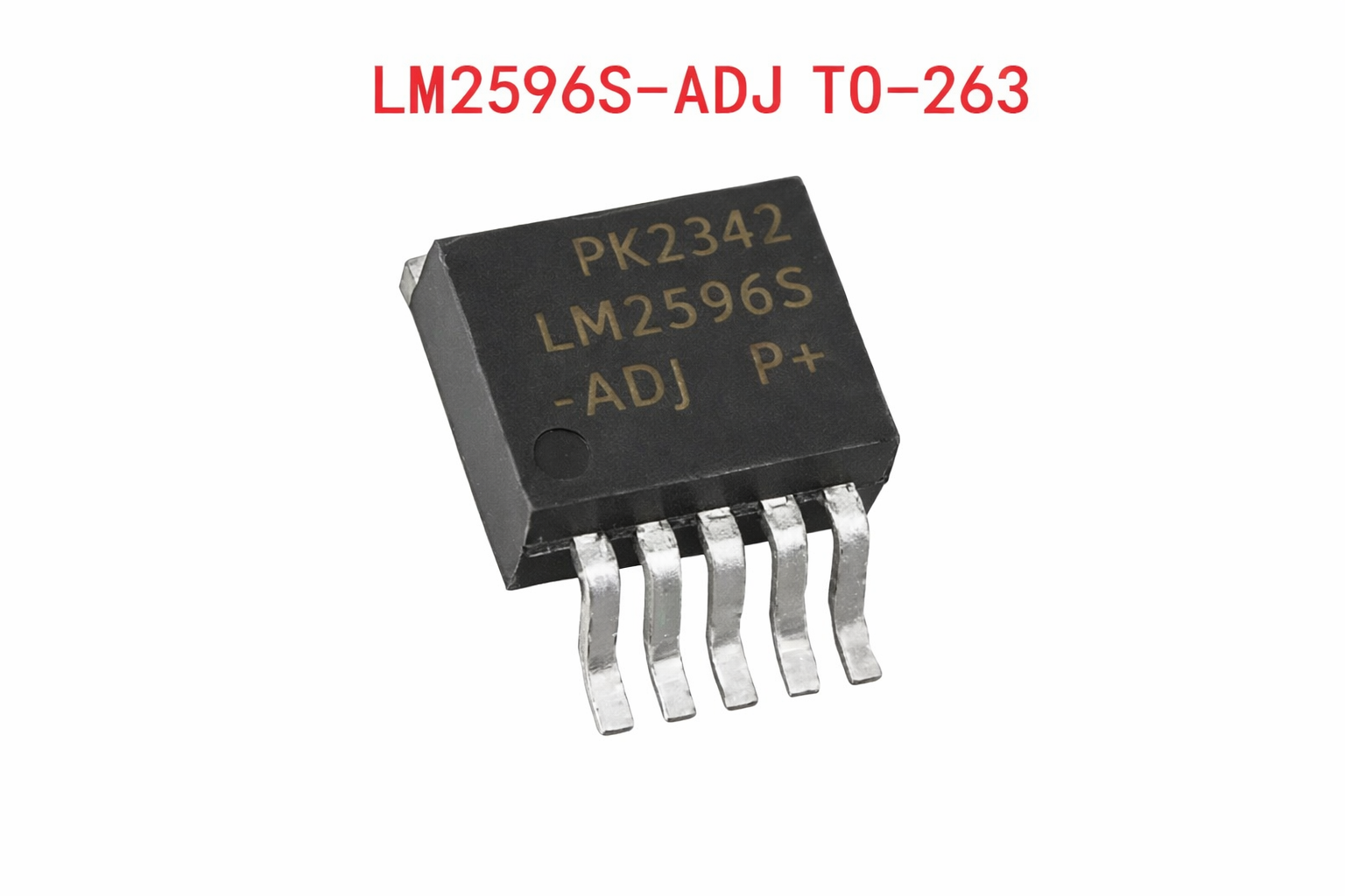 Импульсный регулятор напряжения LM2596S-ADJ TO-263-5 понижающий DC-DC