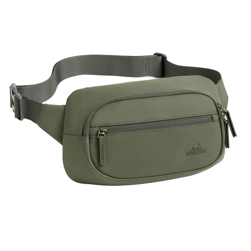 Сумка-слинг Rivacase Eden 7812 Olive Green для смартфона и аксессуаров, компактна и удобна