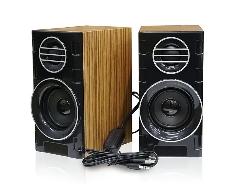 Комп'ютерні колонки 2.0 FT-2031 6 Вт USB для ПК та ноутбука чорні