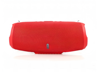 Портативная музыкальная Bluetooth колонка с RGB-подсветкой, FM-радио, мощным басом и ремешком Красная