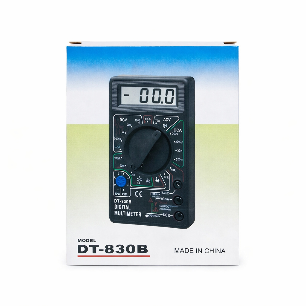 Мультиметр DT830B цифровой – измерение напряжения, тока — изображение 4