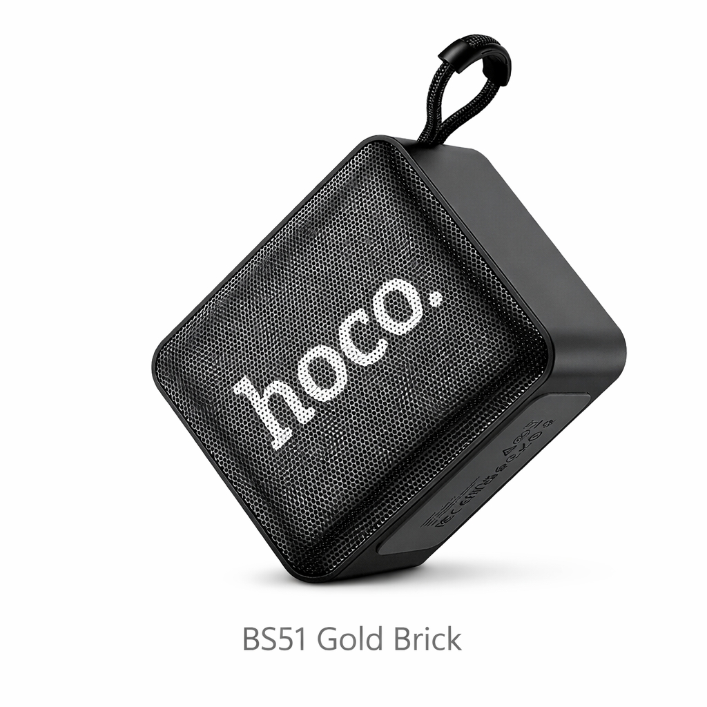 Колонка Hoco BS51 Gold Brick 5W Bluetooth FM — фото 2