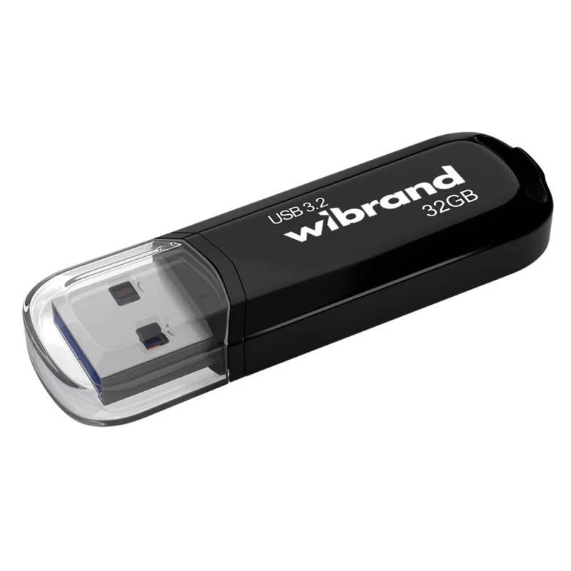 Флэш-накопитель USB 3.2 Gen1 Wibrand Marten 32GB чёрный