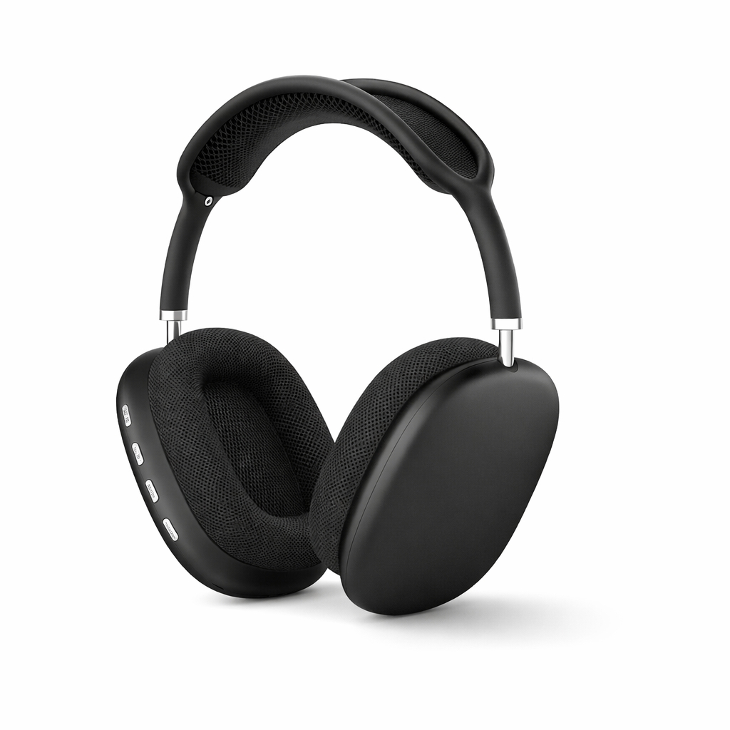 Накладні бездротові навушники P9 Bluetooth 5.0 з мікрофоном, складані, чорні