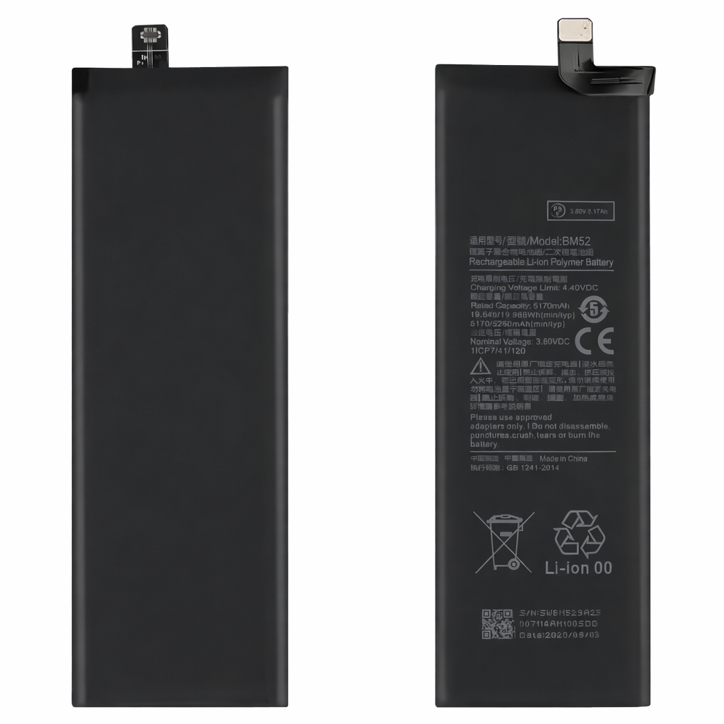 Акумулятор BM52 5250mAh для Xiaomi Mi Note 10