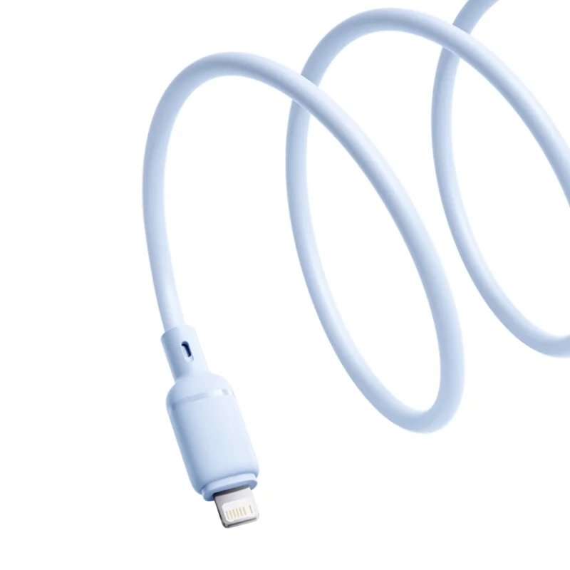 Кабель Baseus Silky Series USB – Lightning 1 м, 2.4A