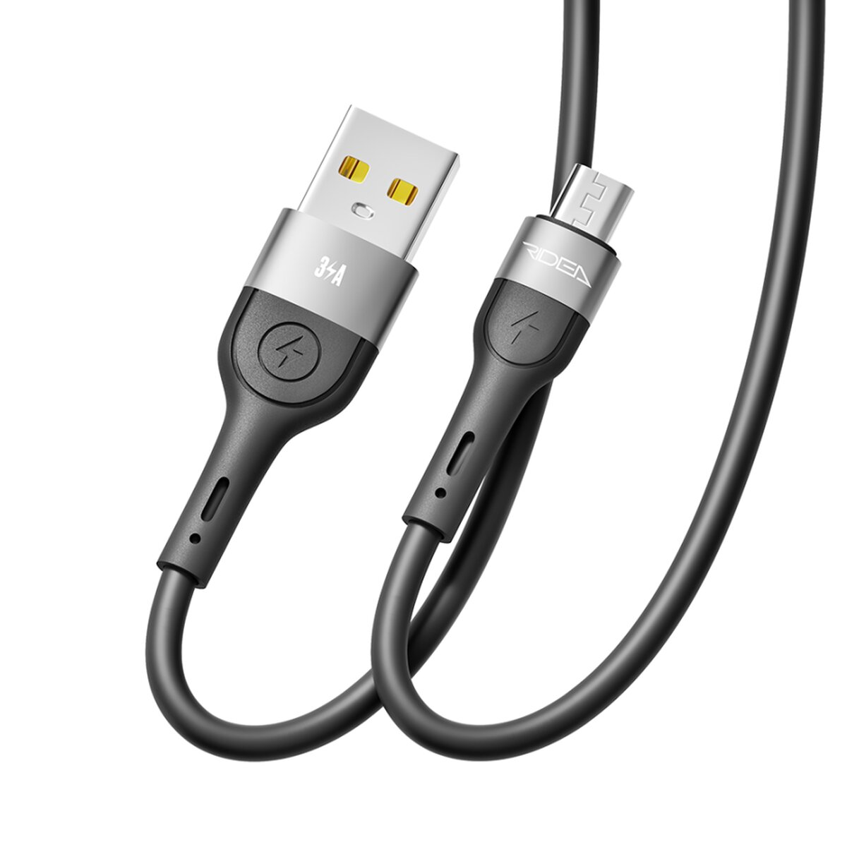 Кабель USB Ridea RC-XS51 X-Silicone MicroUSB 3A 1.2m — фото 8