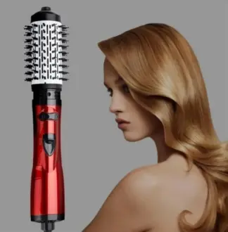 Фен-стайлер Gemei GM-4829 с вращением 1000W 2 насадки быстрая укладка и объем как после салона