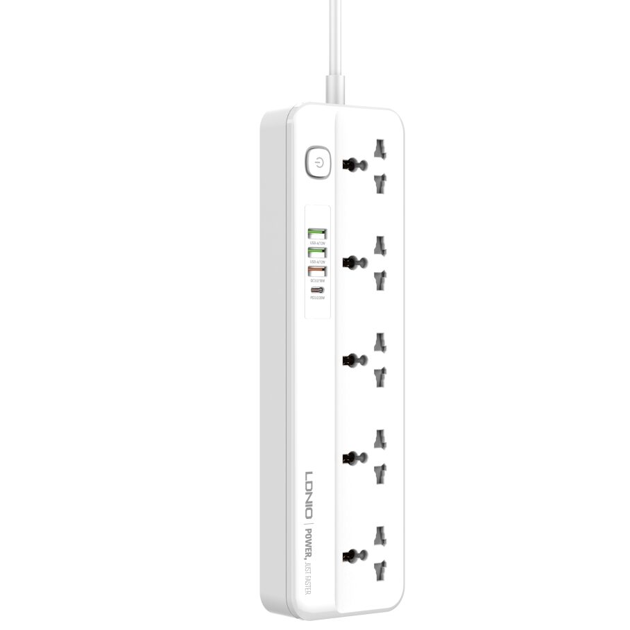Мережевий Подовжувач Ldnio SC5415 1USB-C PD20W / 3USB-A QC18W