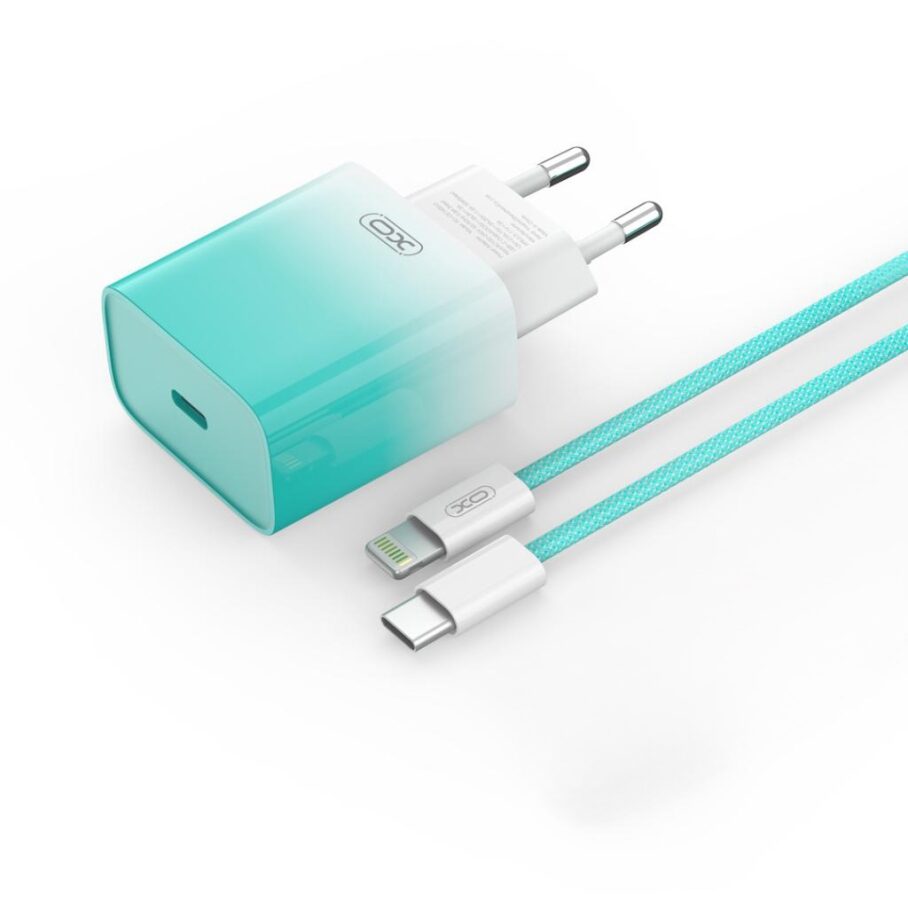 Мережевий Зарядний Пристрій XO CE18 1Type-C PD/QC 30W Type-C to Lightning — фото 2