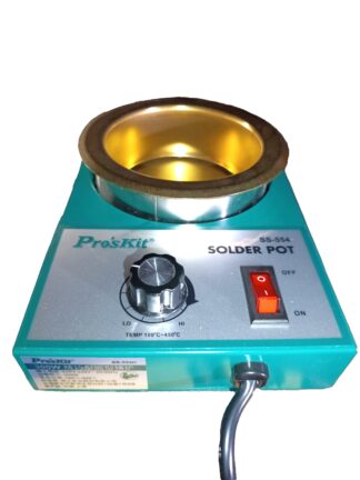 Паяльна ванна Pro'sKit SS-554H 300 Вт, тигель Ø100 мм, 100–450°C