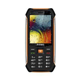 Мобильный телефон Sigma mobile X-style 323 Rain IP54 black-orange