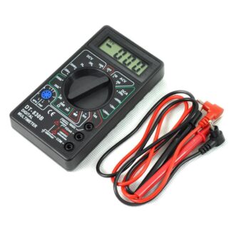 Мультиметр цифровой DT-830B компактен для базовых измерений.