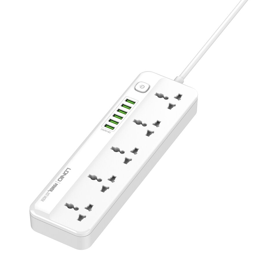 Мережевий Подовжувач Ldnio SC5614 6USB-A / 5 Sockets 2m — фото 5