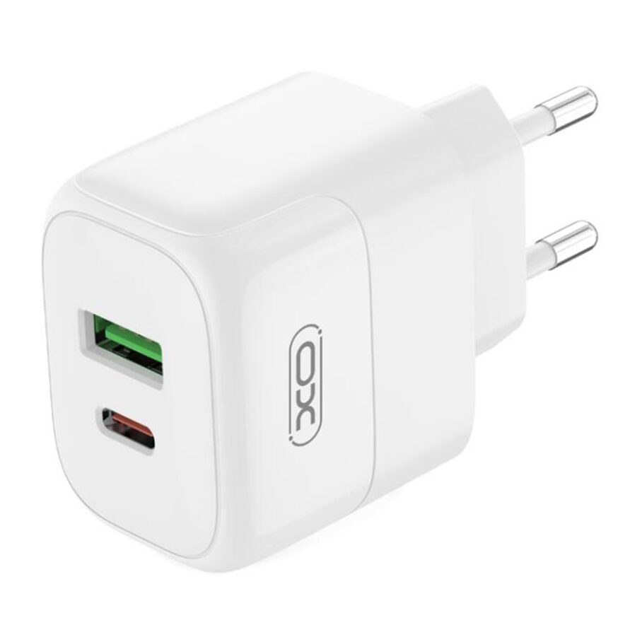 Мережевий Зарядний Пристрій XO L137 1USB-C/1USB PD/QC 20W+Type-C to — фото 3