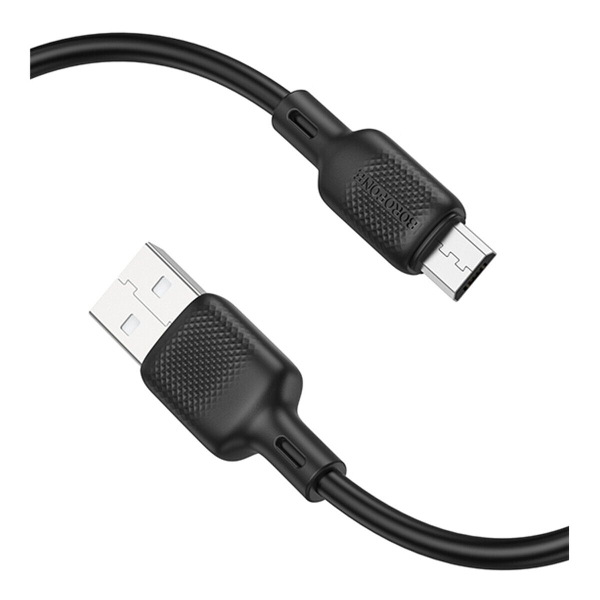 Кабель USB Borofone BX113 Silicone Micro 2.4A 2m — фото 3