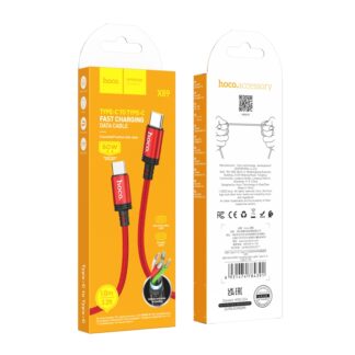 Кабель USB Hoco X89 Wind 60W Type-C to Type-C — фото 2