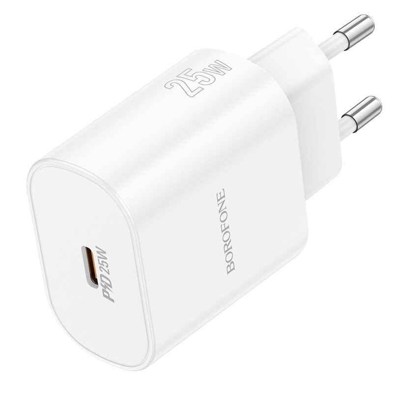 Мережевий Зарядний Пристрій Borofone BA82A 1USB-C PD/QC 25W — фото 3