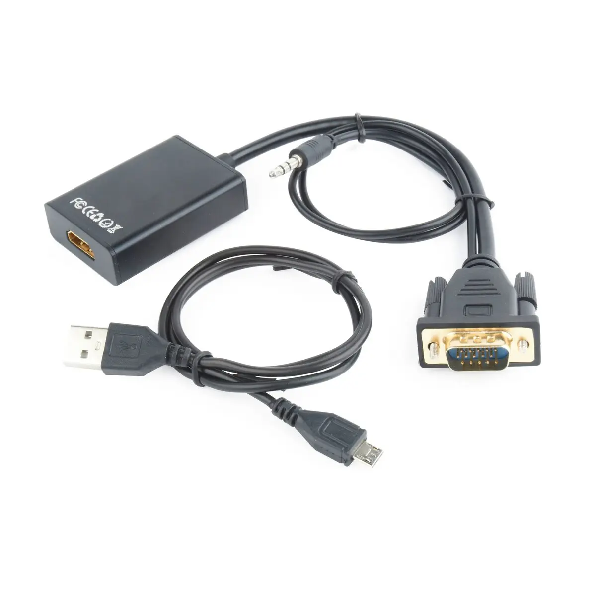 Адаптер-перехідник VGA на Hdmi зі звуком Cablexpert A-VGA-Hdmi-01 — фото 5