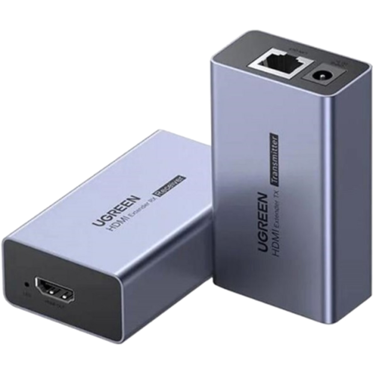 Адаптер Ugreen Hdmi Over Ethernet Extender 50m Gray (CM609)