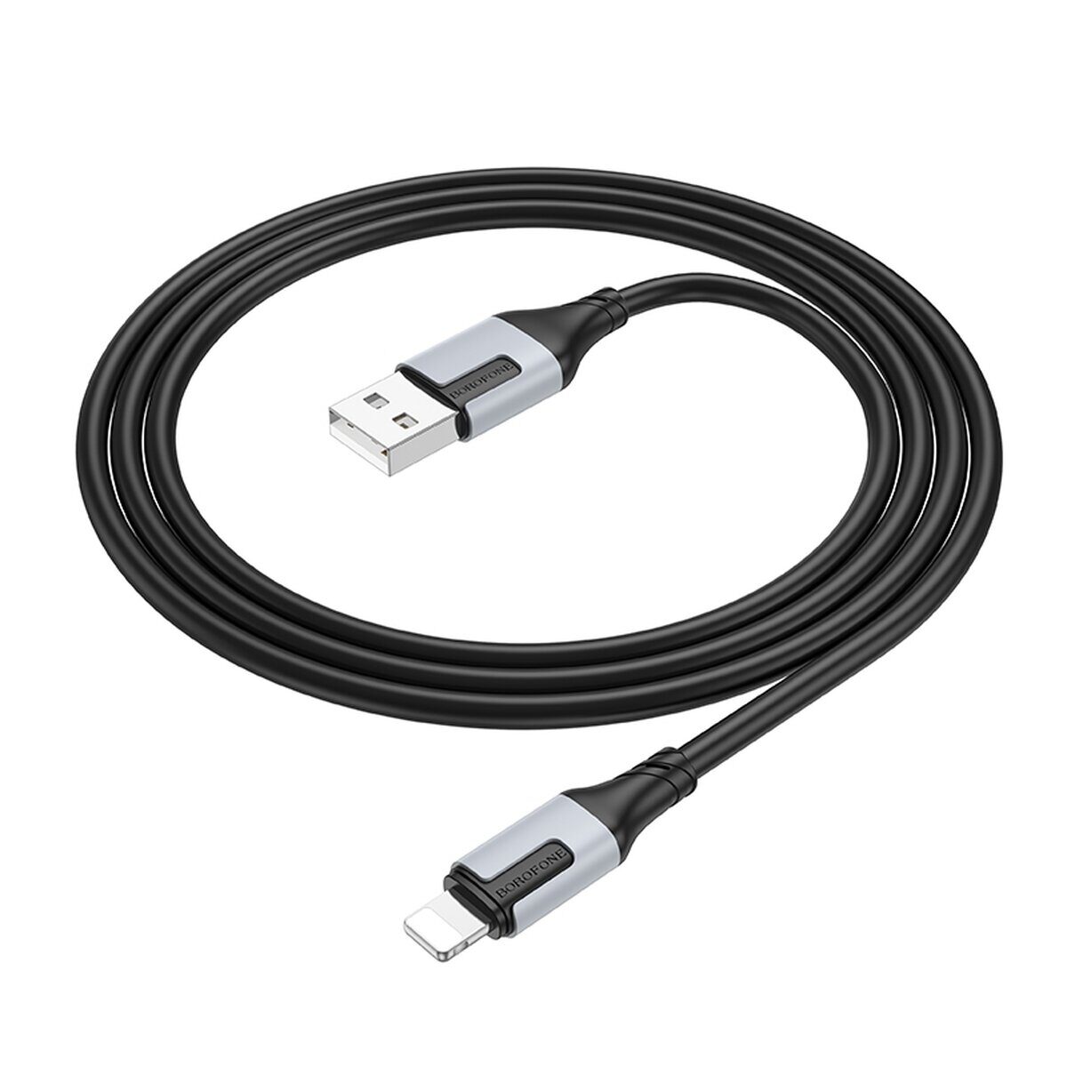 Кабель USB Lightning 1 м Borofone BX101 Creator 2.4A — фото 5