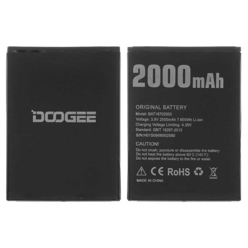 Акумулятор для Doogee X50, X50L 2000 мАг (BAT18702000)
