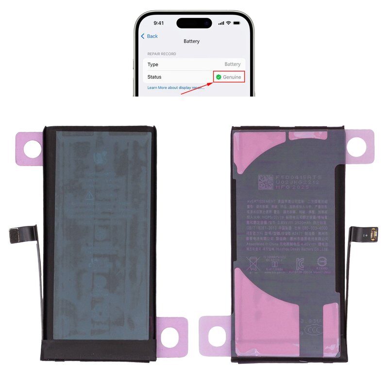 Акумулятор для iPhone 12 mini, Li-ion, 3,85 B, 2520 мАг (A2471)