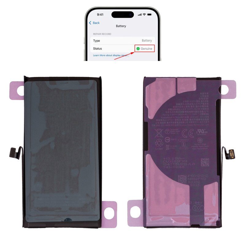 Акумулятор для iPhone 13, Li-ion, 3450 мАг (A2655)