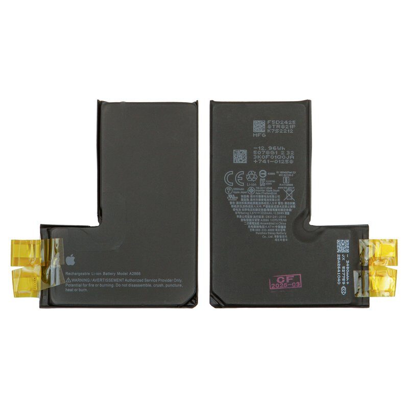 Акумулятор для iPhone 14 Pro, Li-ion, 3480 мАг (A2866)