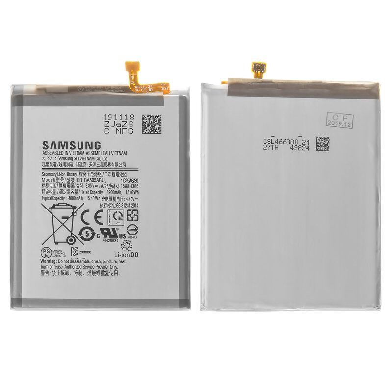Акумулятор для Samsung A20/A30/A50 4000 мАг (BA505Abuebba505ABN)